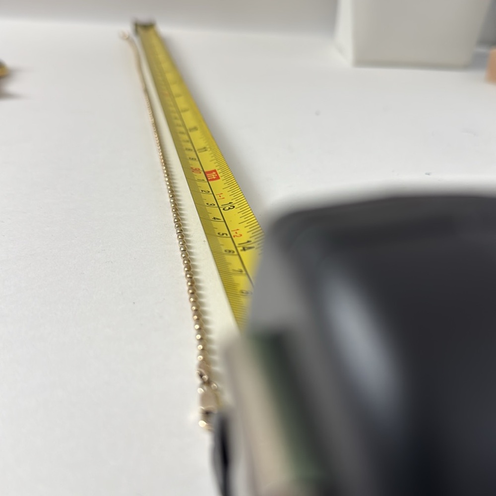 Sterling Silver 925 Bullet (Style) Bead Necklace - Picture 7 of 8
